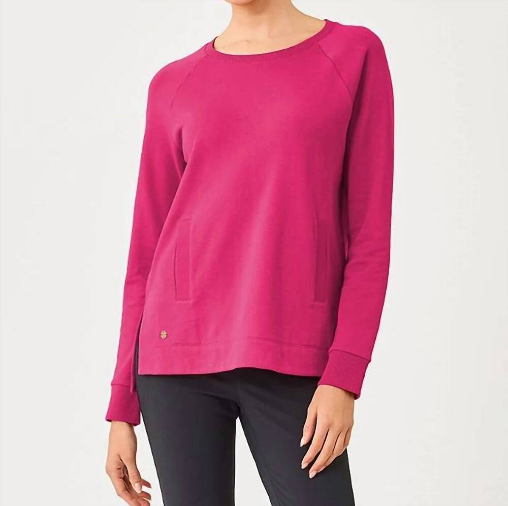 NEW LILLY PULITZER new beach comber pullover top in berry bouquet